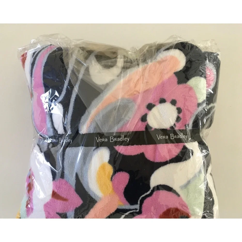 Vera Bradley Mod Paisley Fleece THROW BLANKET 50